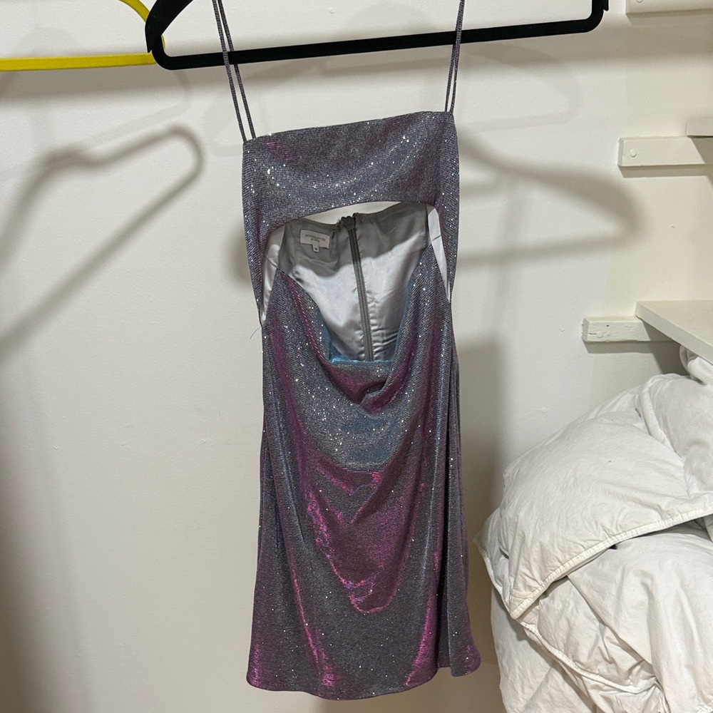 Sparkling Purple and Pink Dress